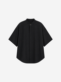 Black Clean Cut Resort Shirt