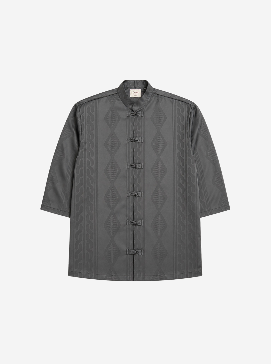 Black Jacquard Tang Shirt