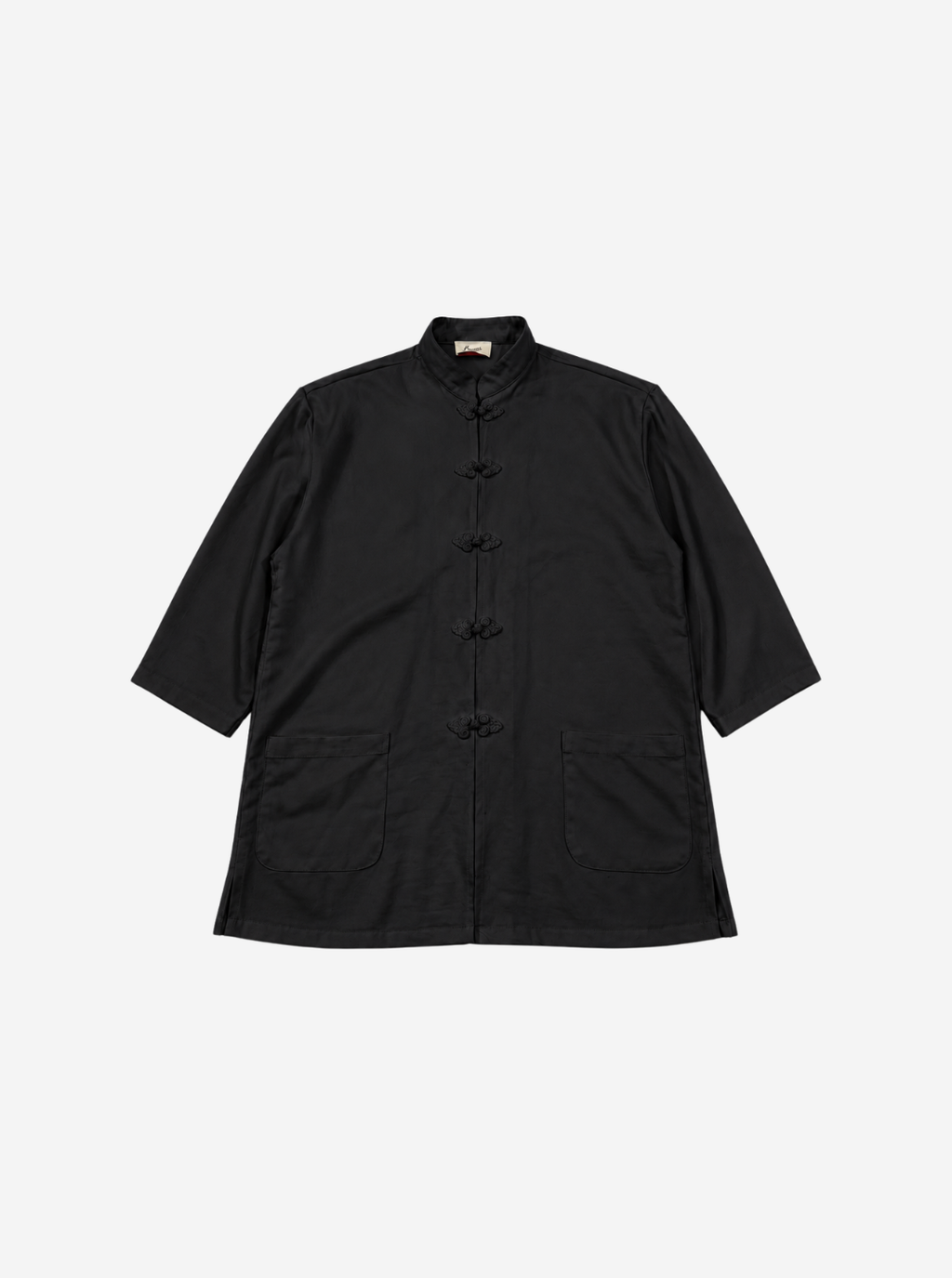 Black Frog Button Jacquard Co-Ord Set