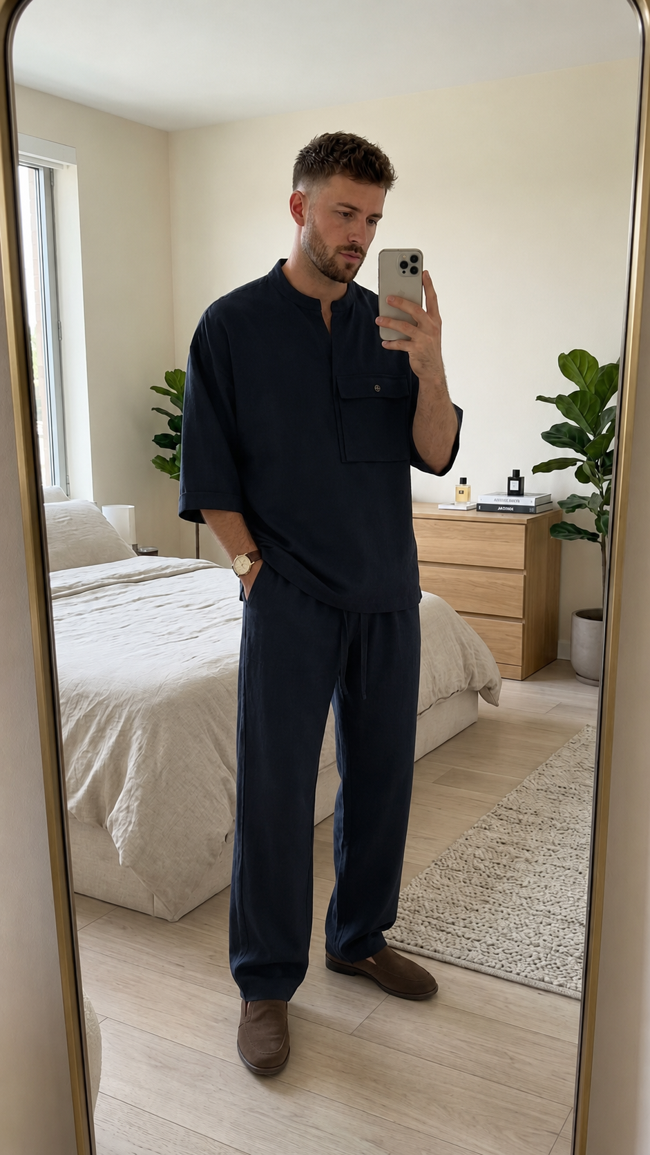 Black Relaxed Pocket Set