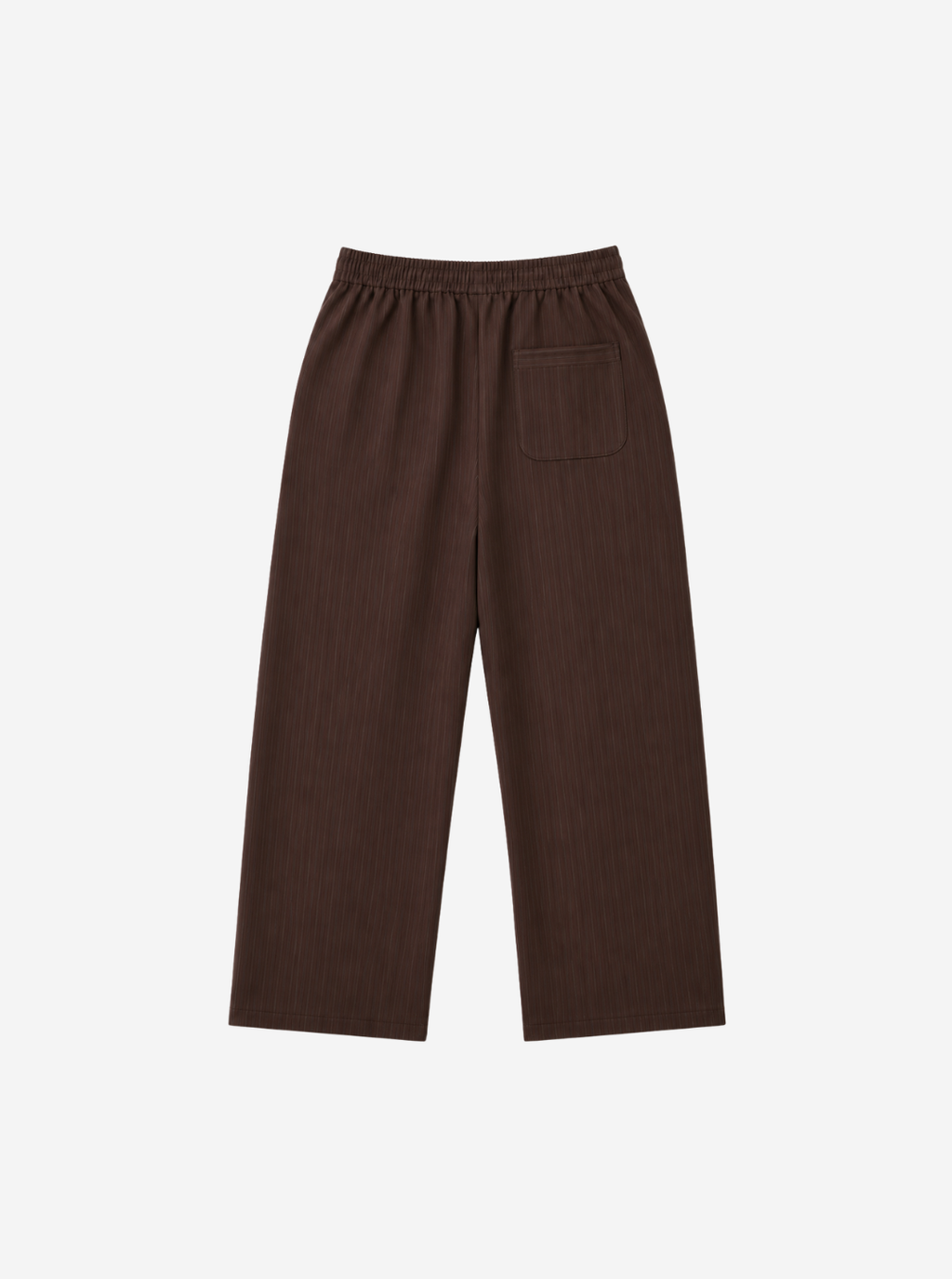Chocolate Pinstripe Trousers