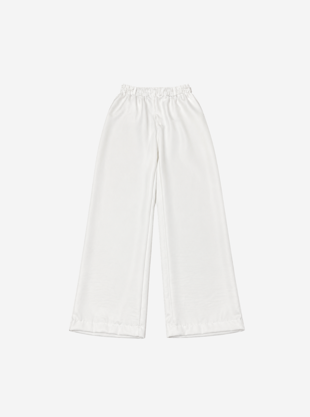 White Mandarin Collar Set