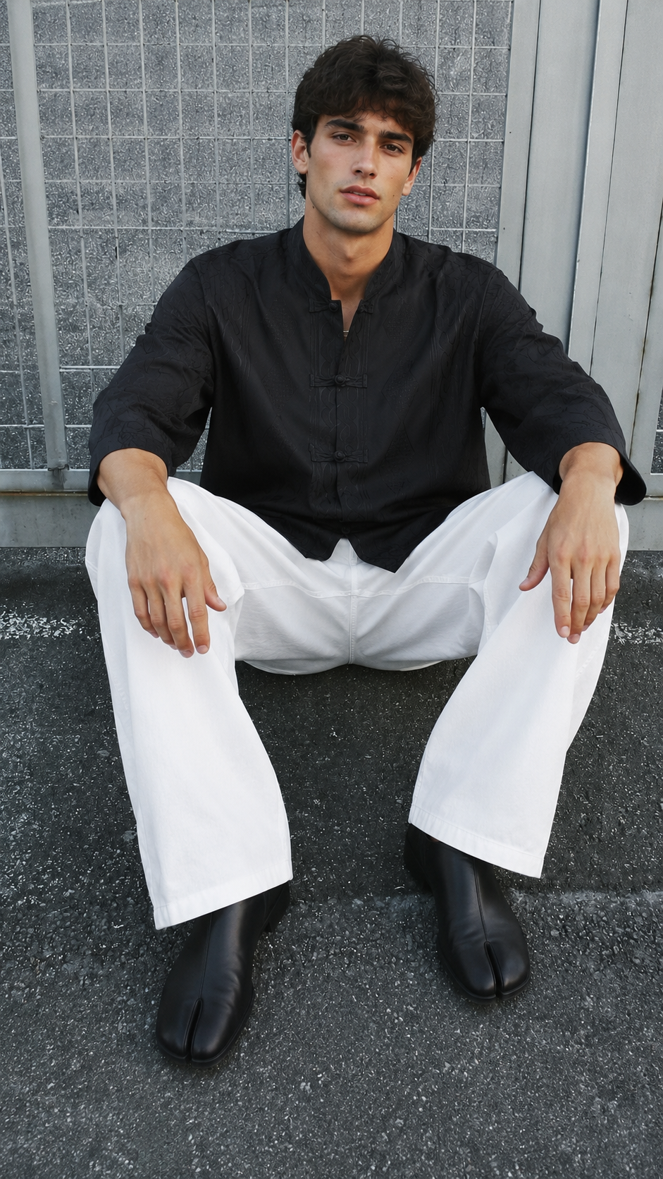 Samurai Black Tang Shirt