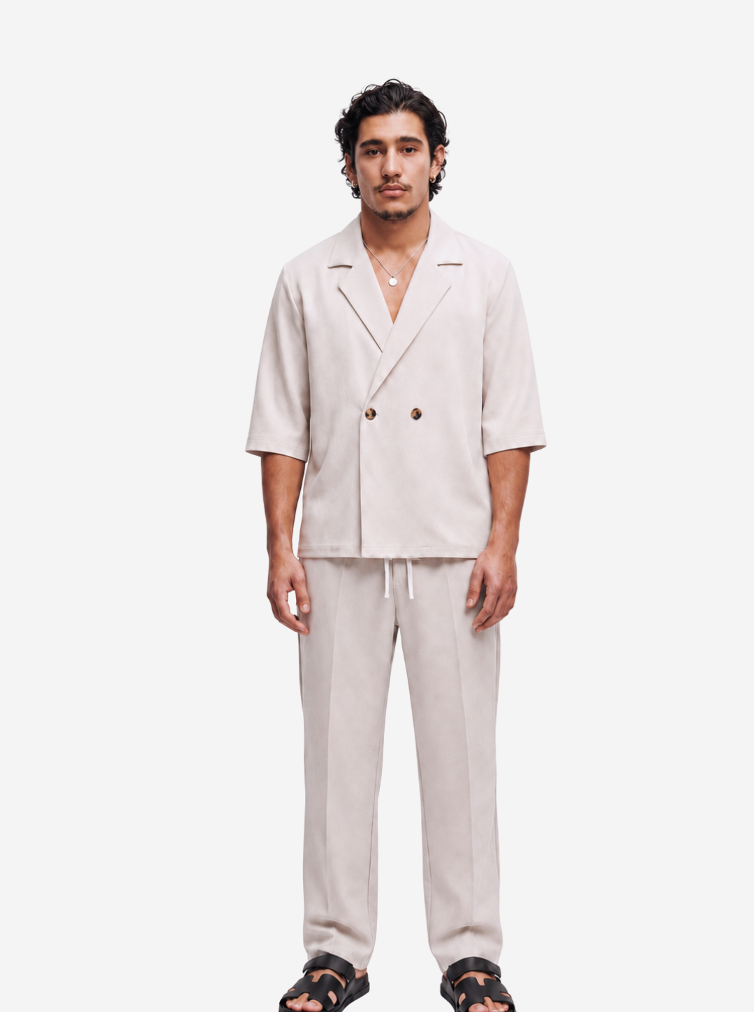Stone Double-Breasted Resort Set