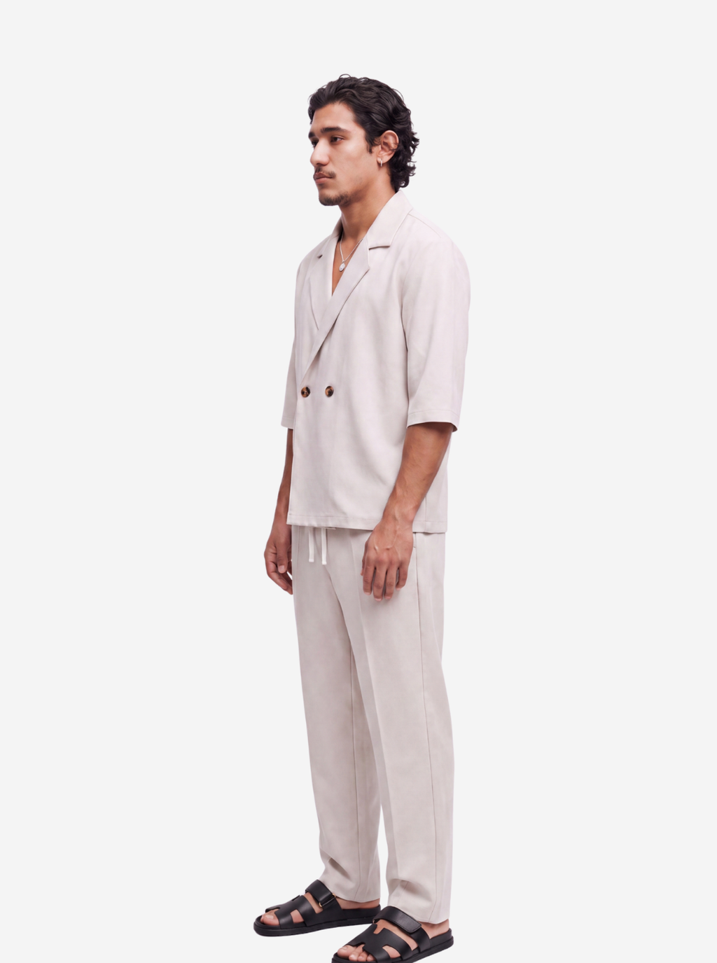 Stone Double-Breasted Resort Set
