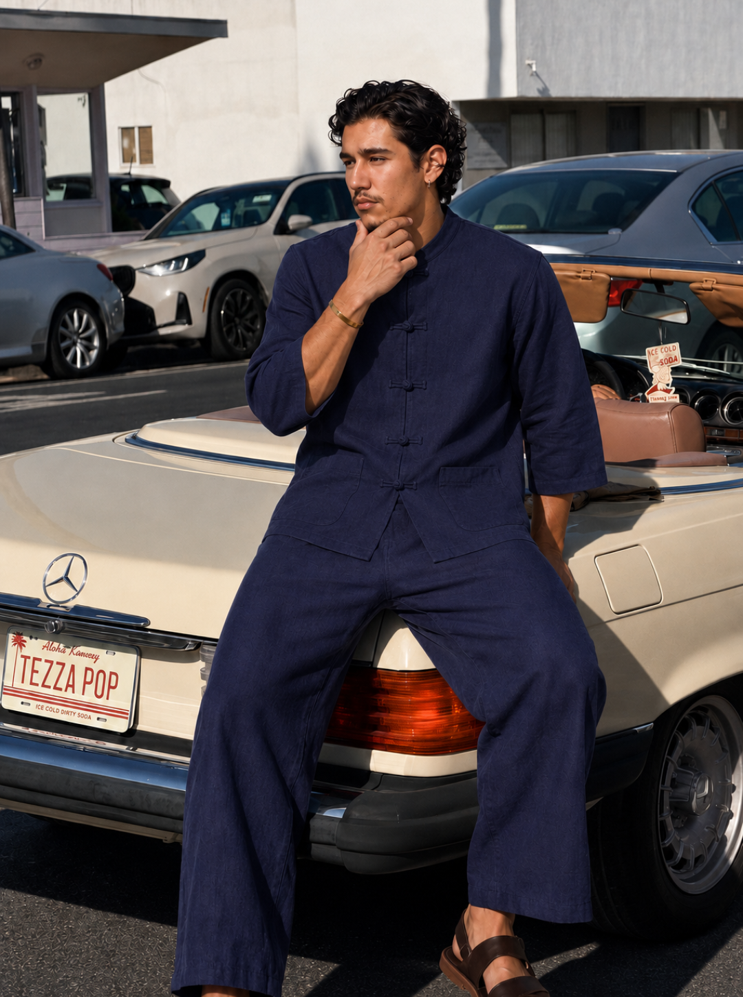 Navy Tang-Inspired Co-Ord Set