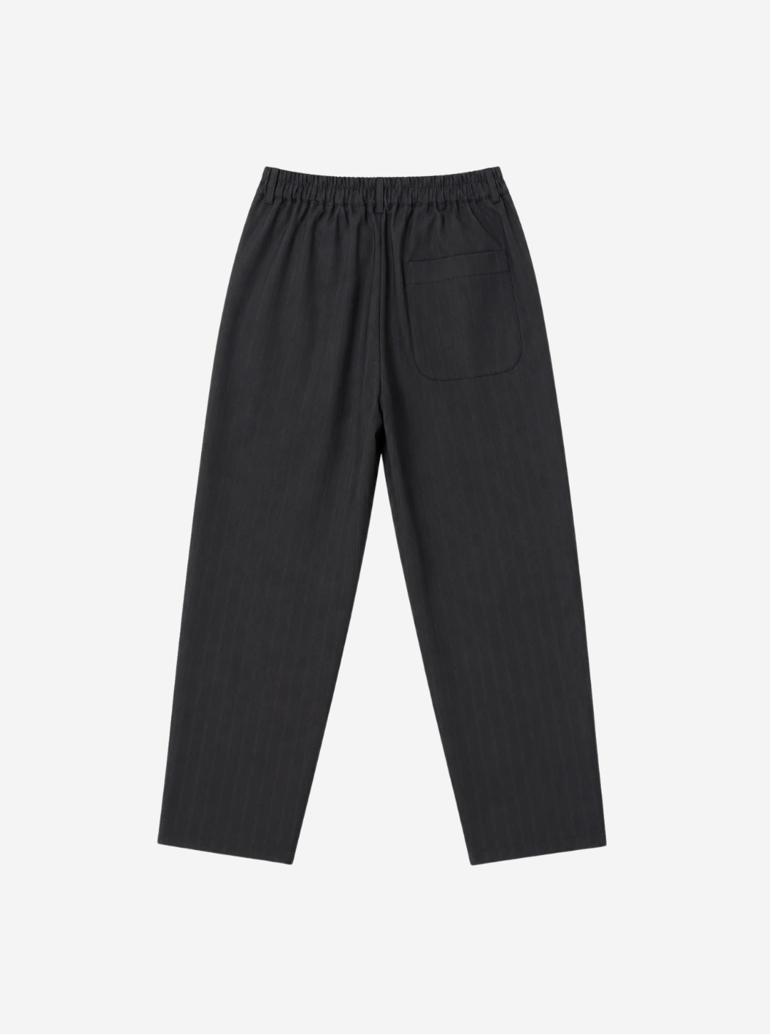 Black Pinstripe Trousers